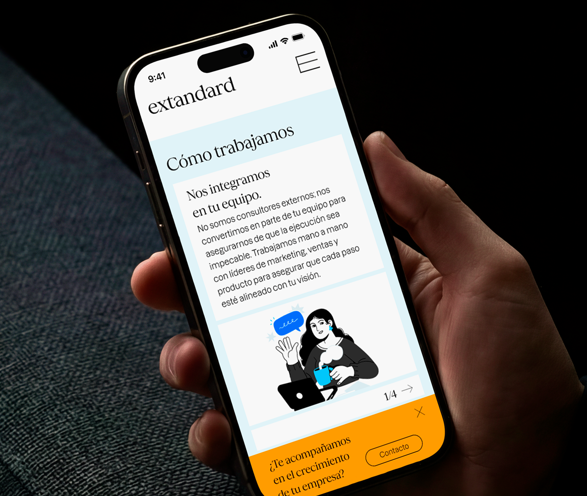 Extandard móvil app