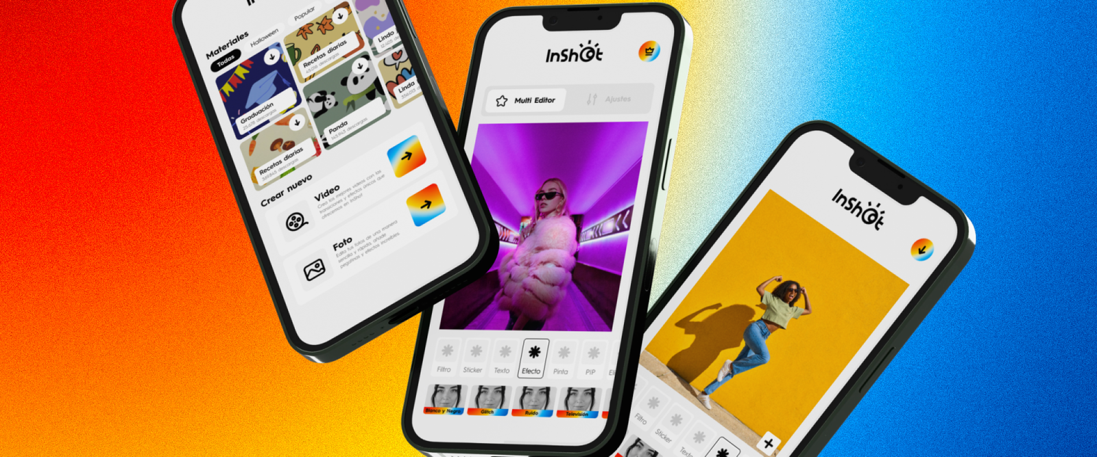 InShOt app pantallas UX