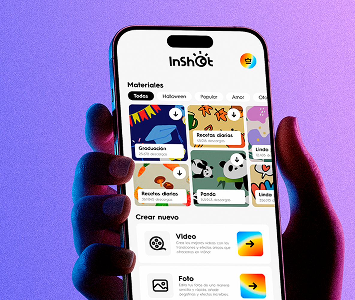 InShOt mano sosteniendo móvil
